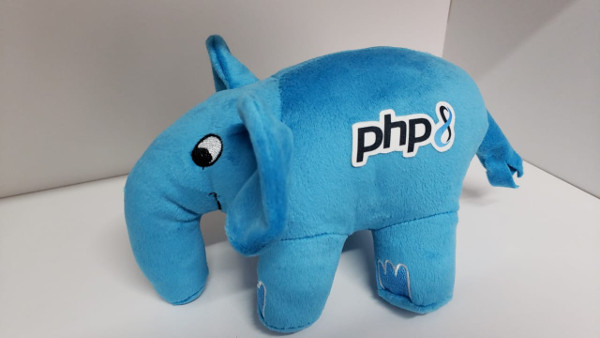 Personalized PHP Elephant with a PHP 8 logo