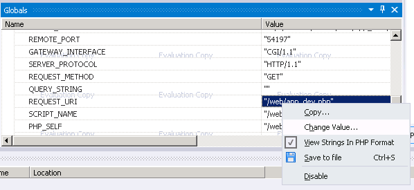 PHPEd HttpKernel ChangeRequestURI