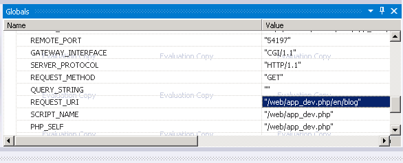 PHPEd HttpKernel ChangeRequestURI 2